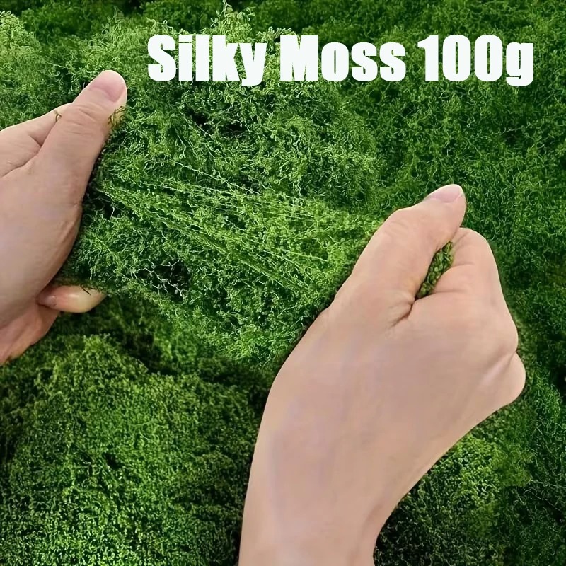 نبات بيونيك عشب الطحلب الاصطنا - مراجعة Preserved Moss Sheet وسعره