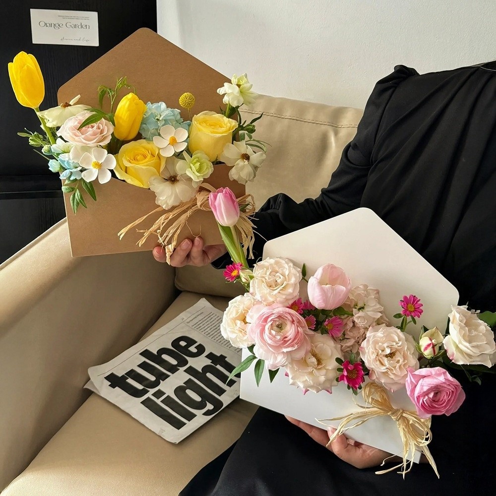 صندوق هدايا زهور من الورق المق - مراجعة Florist Flower Supply وسعره